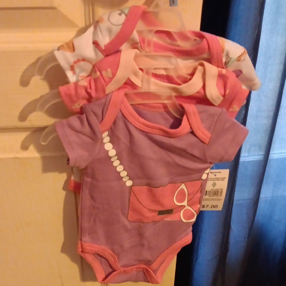 Purple and Pink Kids One Piece